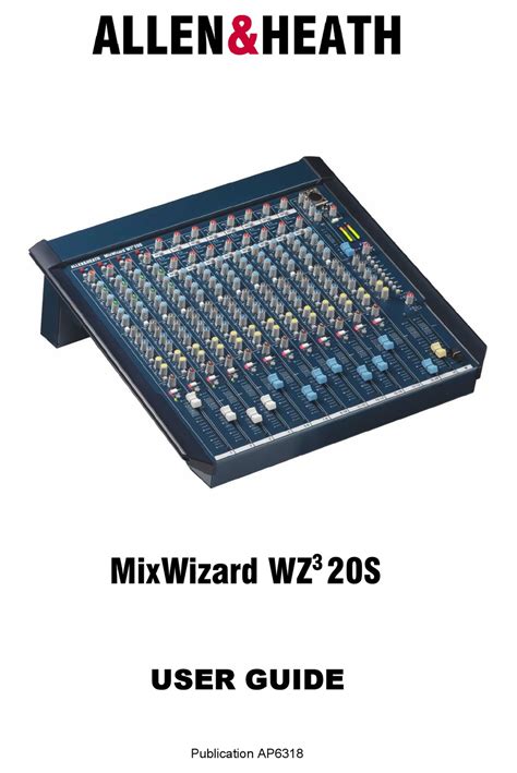 allen and heath mixwizard manual.